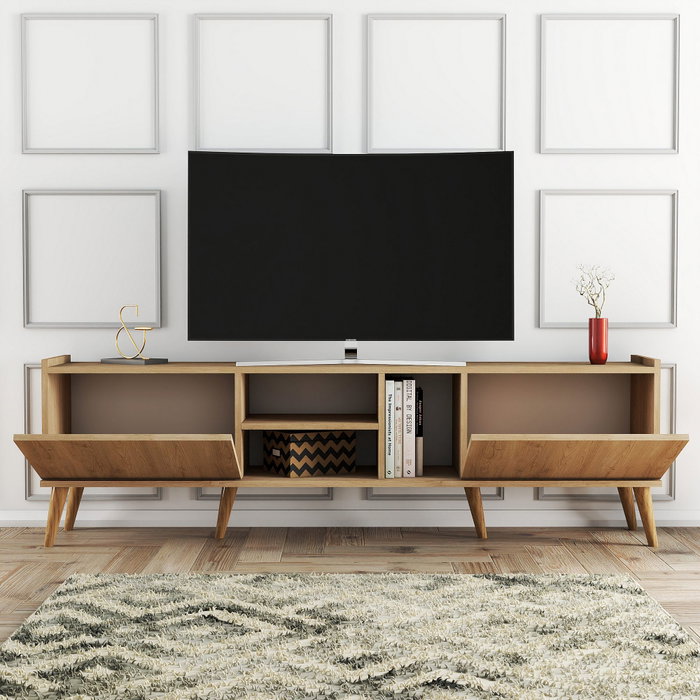 Hanah Home Lotus - 1350 Soporte para TV Roble